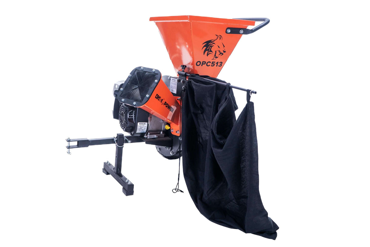DK2 POWER 3-Inch 6.5 HP 196 cc Disk Chipper Shredder (Chip Bag Include