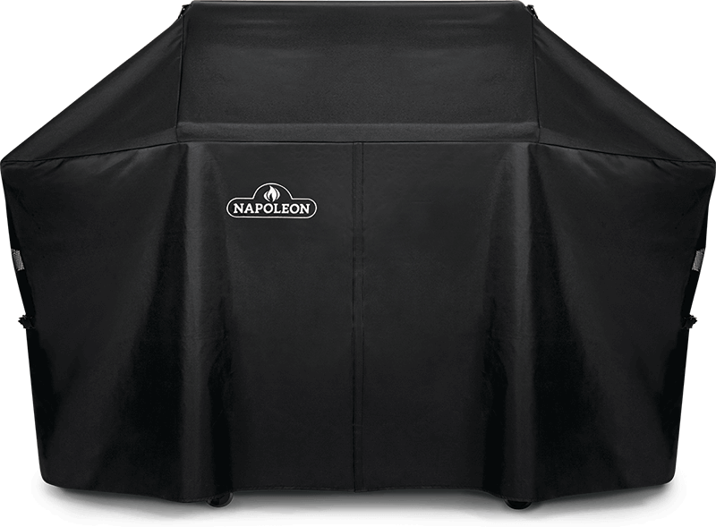 Napoleon PRO 665 BBQ Grill Cover on Grill