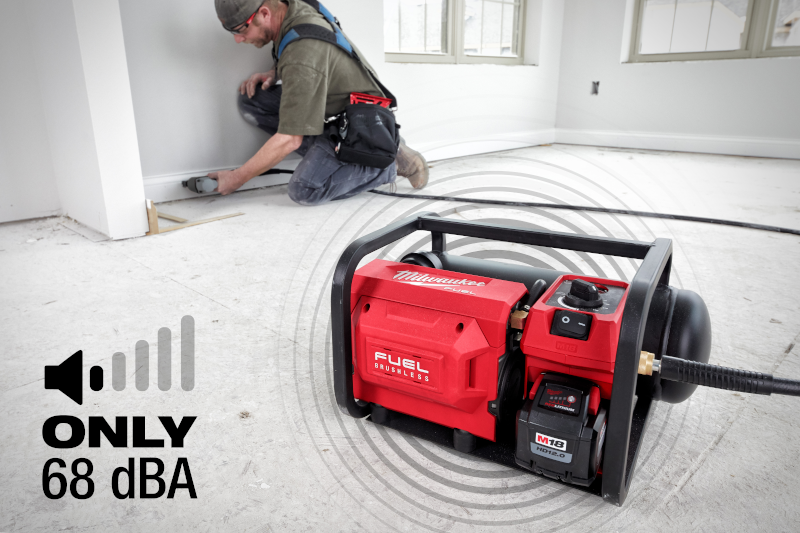 Milwaukee packout best sale air compressor