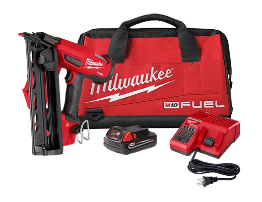 Milwaukee pneumatic finish nailer deals
