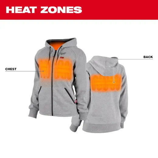 Milwaukee Women s Heated Hoodie Grey 336G 21 Assorted Sizes Avail