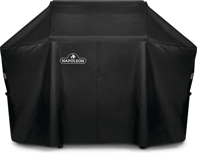 Napoleon PRO 500 BBQ Grill Cover On Grill